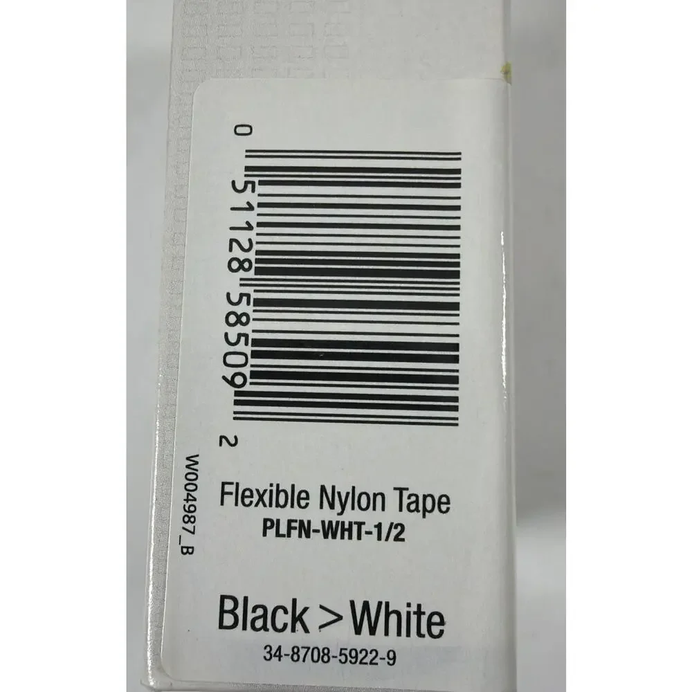 Lot of 3 3M 1/2” Flexible Nylon Tape Labeler Refill Cartridge PLFN-WHT-1/2